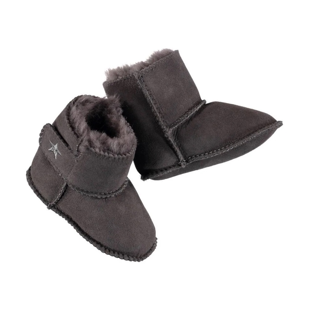 Baby fur snow booties